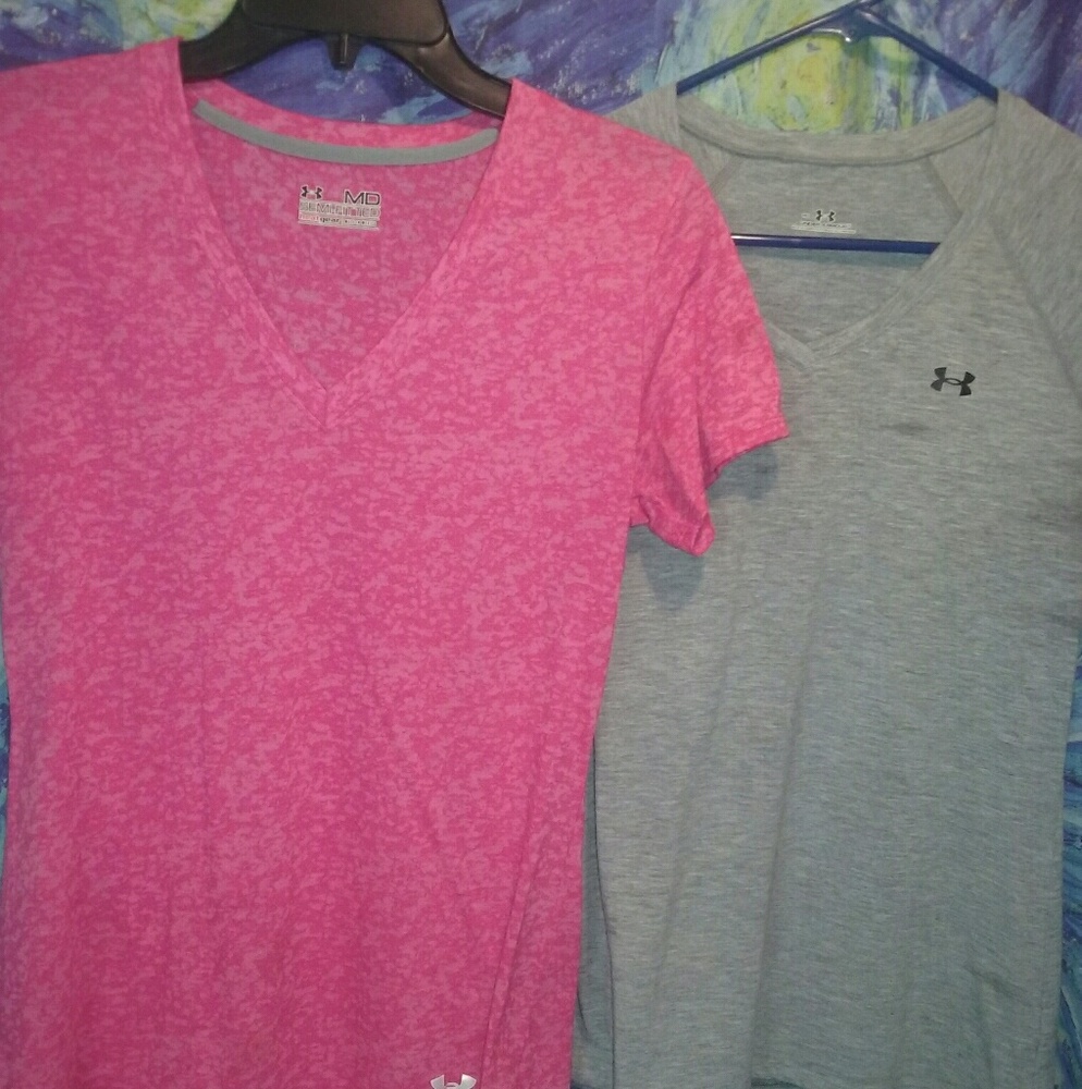 2 Under Armour Medium Shirts